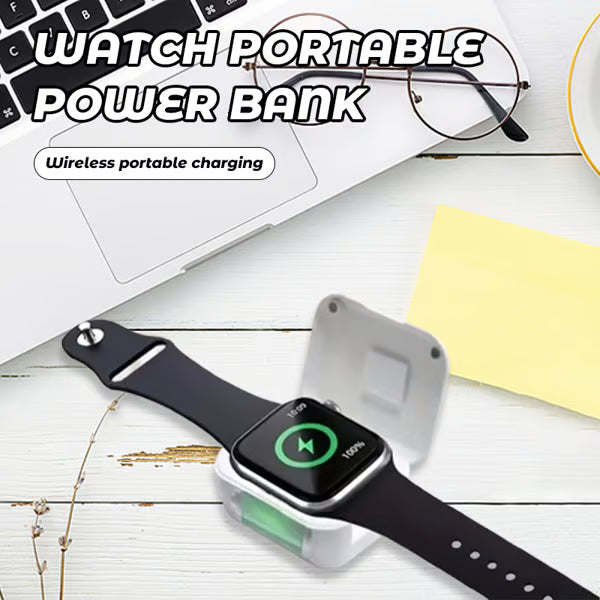 š„Portable Watch Wireless Charging Bank
